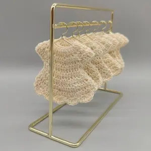 Little Cream Dress Baby Shower Favors - Quinceañera keepsakes - Set of 6 - Hangers & Rack Option 