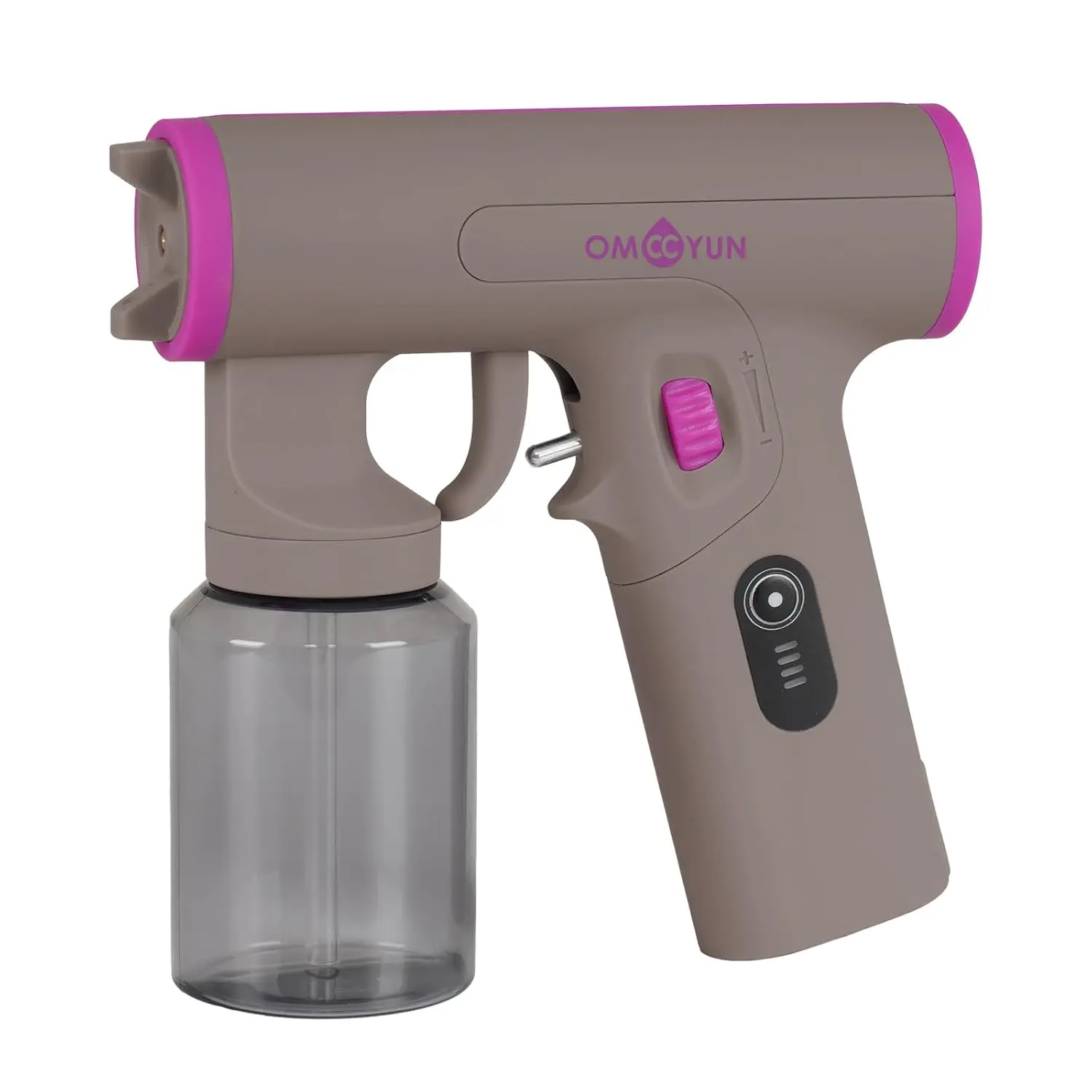 Portable Spray Tan Machine Cordless Strong Spray Level Even AtomizationAdjustable Spray Pattern(Vertical/Horizontal)USB Charge Handheld Spray Tan Gun For Travel Salon Beach Home Mobile Use Dark Grey