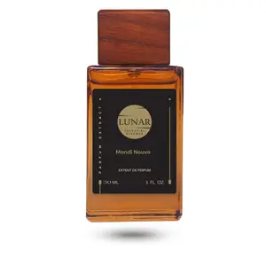 LunarCo Mondi Nuovo top notes Leather, Spicy Oud, Amber for Men Eau de Parfum Spray, 1.8 Ounce