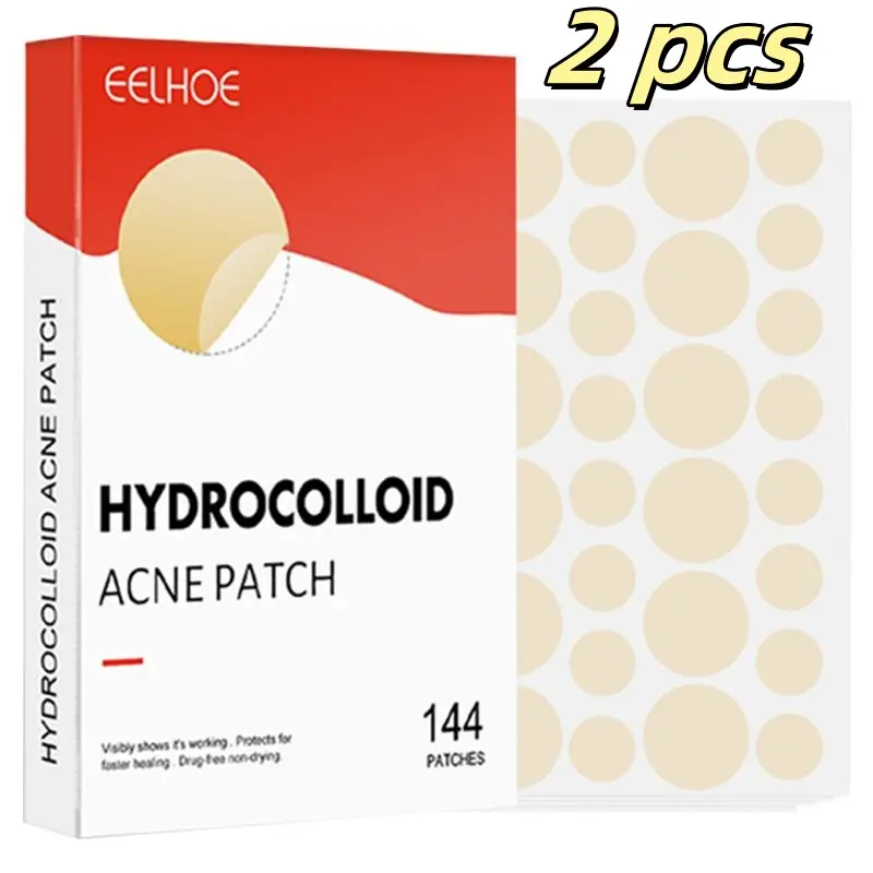288 Pimple Patches for Face and Body - Hydrocolloid Acne Treatment for Big Breakouts - XL Size for Forehead, Back, and Chest - Invisible and Waterproof Zit Patches for Clearer Skin - Natural Ingredients, Vegan - Friendly, Dermatologist - Tested