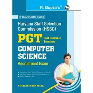 Haryana Staff Selection Commission (HSSC): PGT Computer Science Recruitmet Exam Guide - Paperback