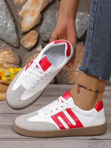 New Agony Shoes Women Vintage Casual Board Sneakers, Low Top Sneakers, Comfortable Sporty Footwear for Daily Wear, Sneakers Fashion Footwear, Stylish and Durable Design