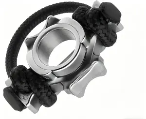 Archery D Loop Rope Compound Bow Steel Ball Shooting Fittings High-Strength Wear-Resistant Material for Outdoor Hunting & Training