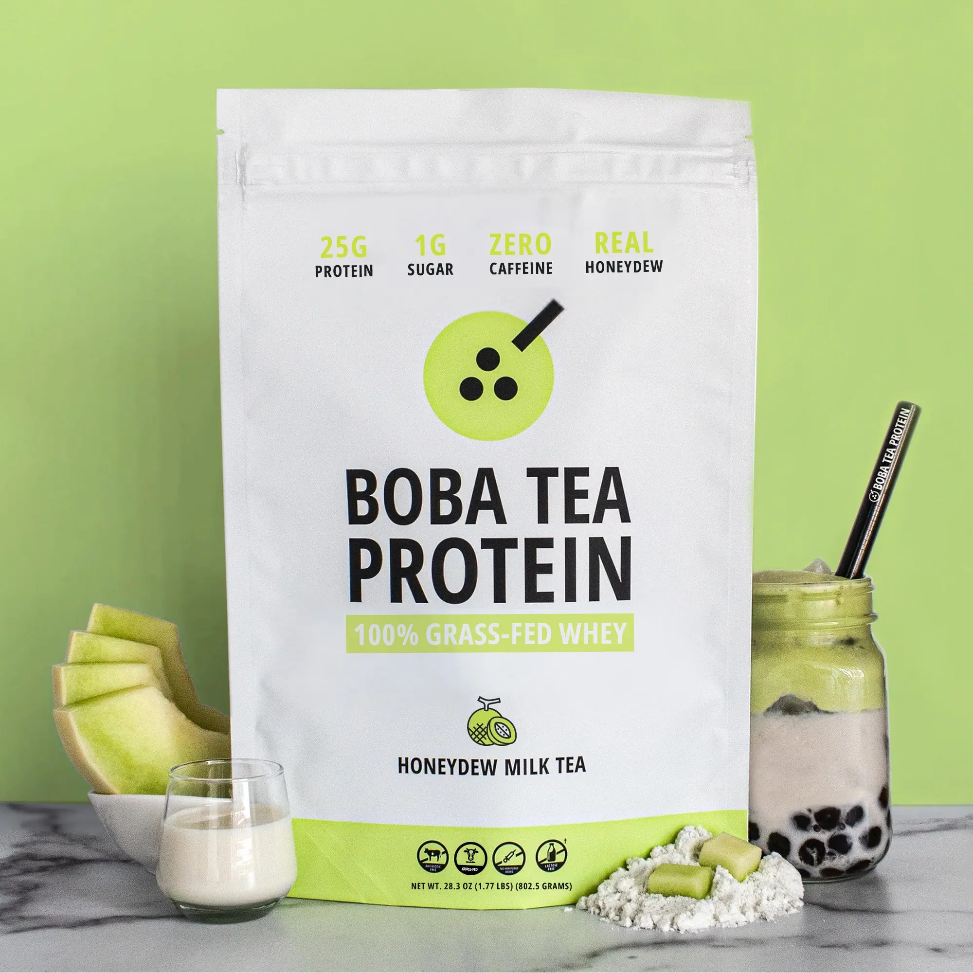 Honeydew Milk Tea Whey Protein Honeydew Milk Tea Whey Protein