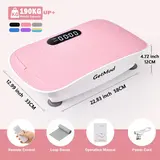 GetMod Smart Vibratory Plate Machine - Upgraded High-Power Quiet Brushless Motor, Bluetooth Speaker, 10 Adjustable Speed Levels, 3D Grip Safety 3D Anti-Slip Surface, Home Exercise Equipment, Under Desk Vibration Trainer, Gym Stuff for Calmer Home #07