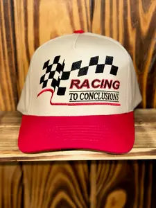 Racing to Conclusions Snapback Hat