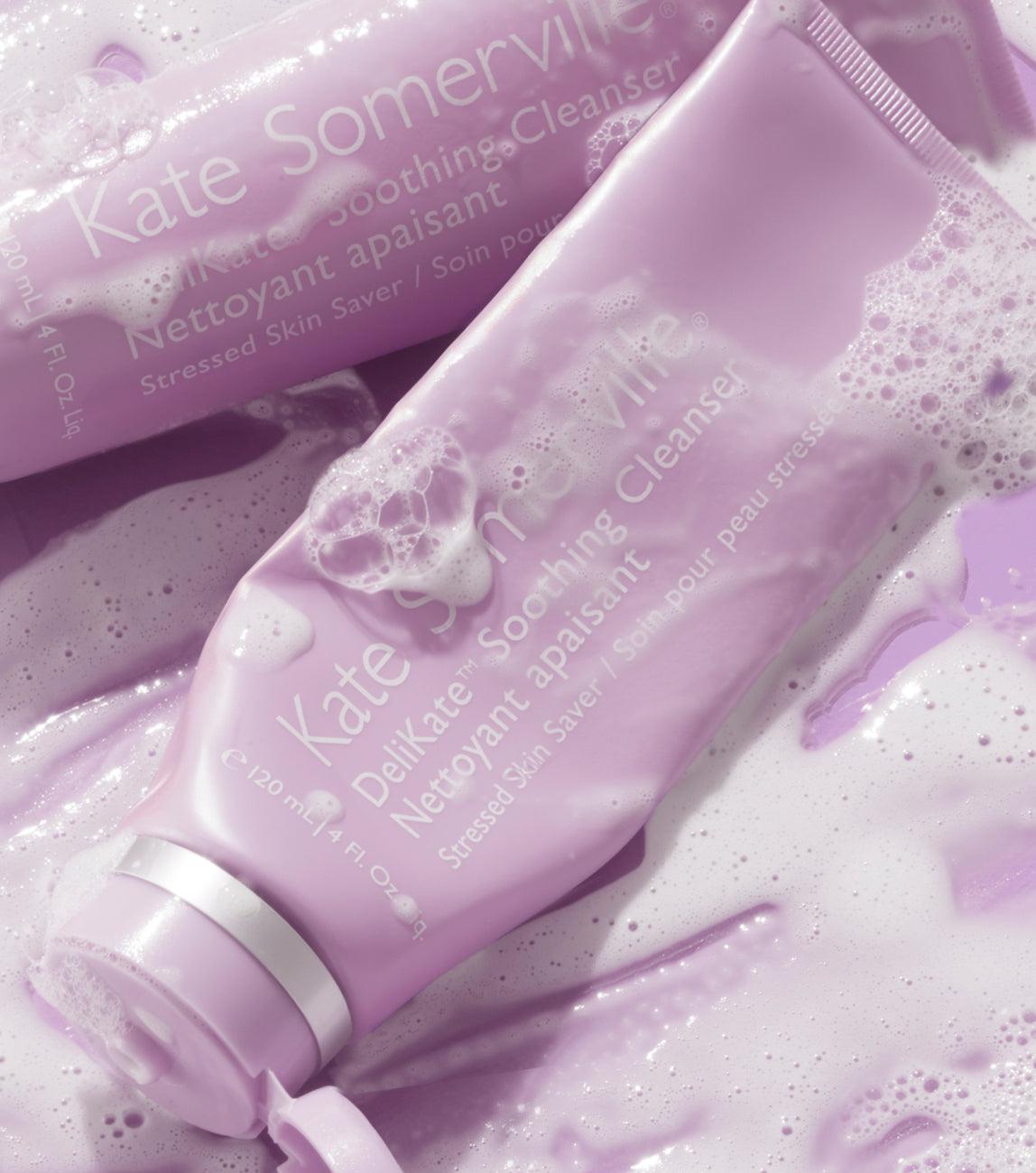 Kate Somerville DeliKate Soothing Cleanser - 100ml Calming Formula with Peptides, Ceramides & Botanicals for Skin Irritation Relief