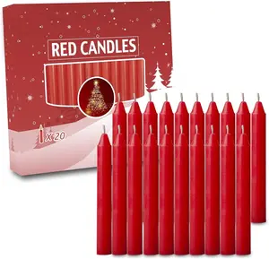 20pcs Candles for Christmas Tree Decor Ornaments Box Gift Set Angel