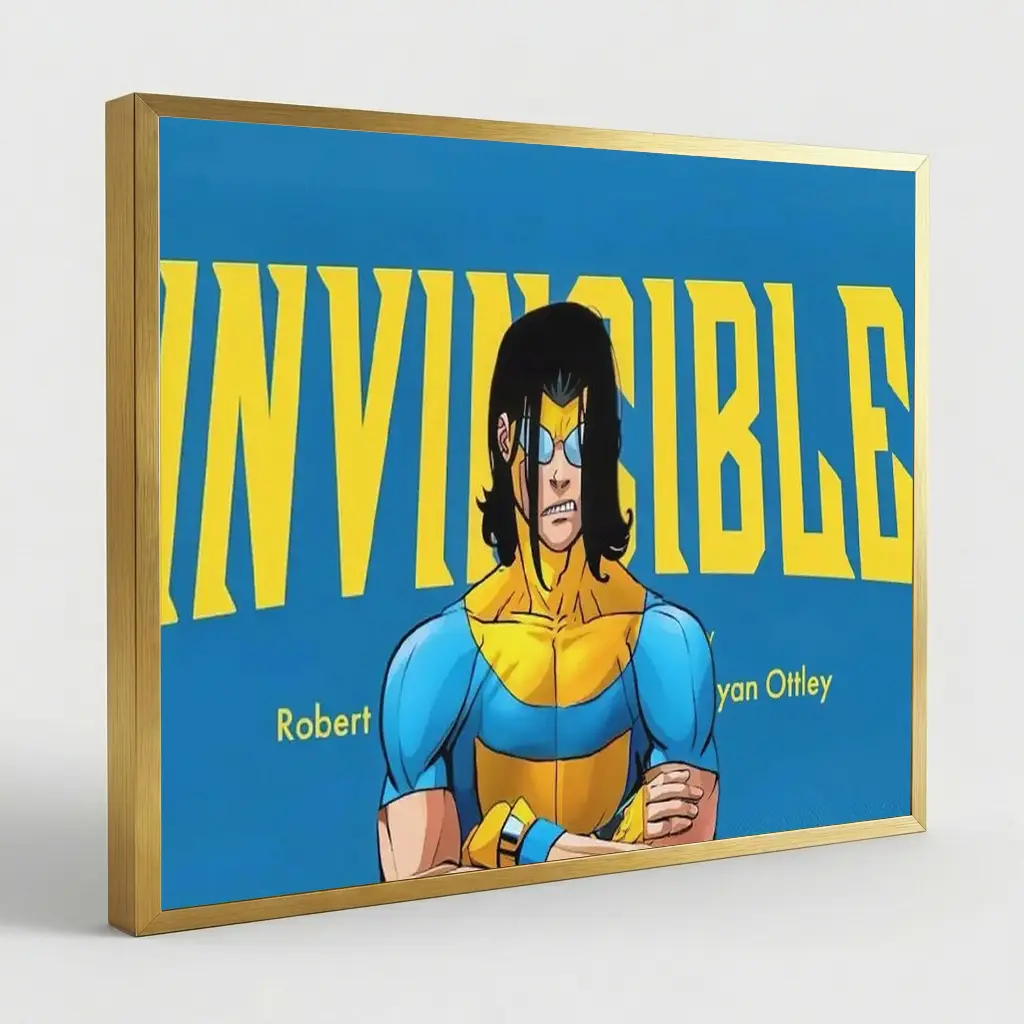 Style-13 Golden Metal Frame