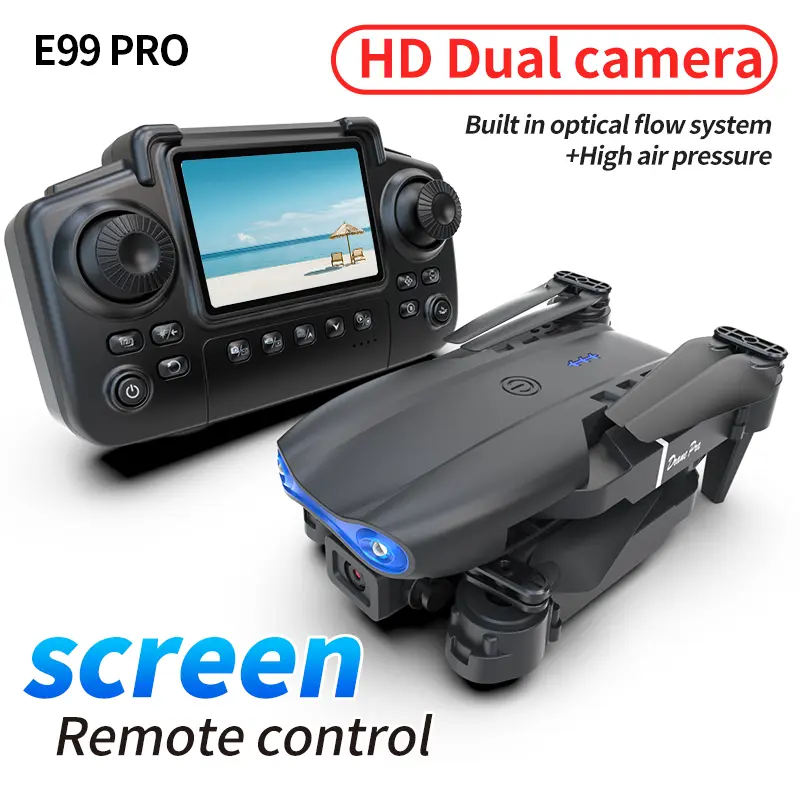 E99Pro Remote Control Accessory for Dual-Camera Drones - 2 Batteries Included, Suitable for Indoor-Outdoor Use, Ideal for Beginners, Great Christmas/Halloween Gift, Accessories