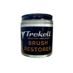 Trekell Artist Brush Restorer - Solution for Conditioning Brushes for Oil, Acrylic, Watercolor, and Gouache Paint Brushes - Vegan-Friendly
