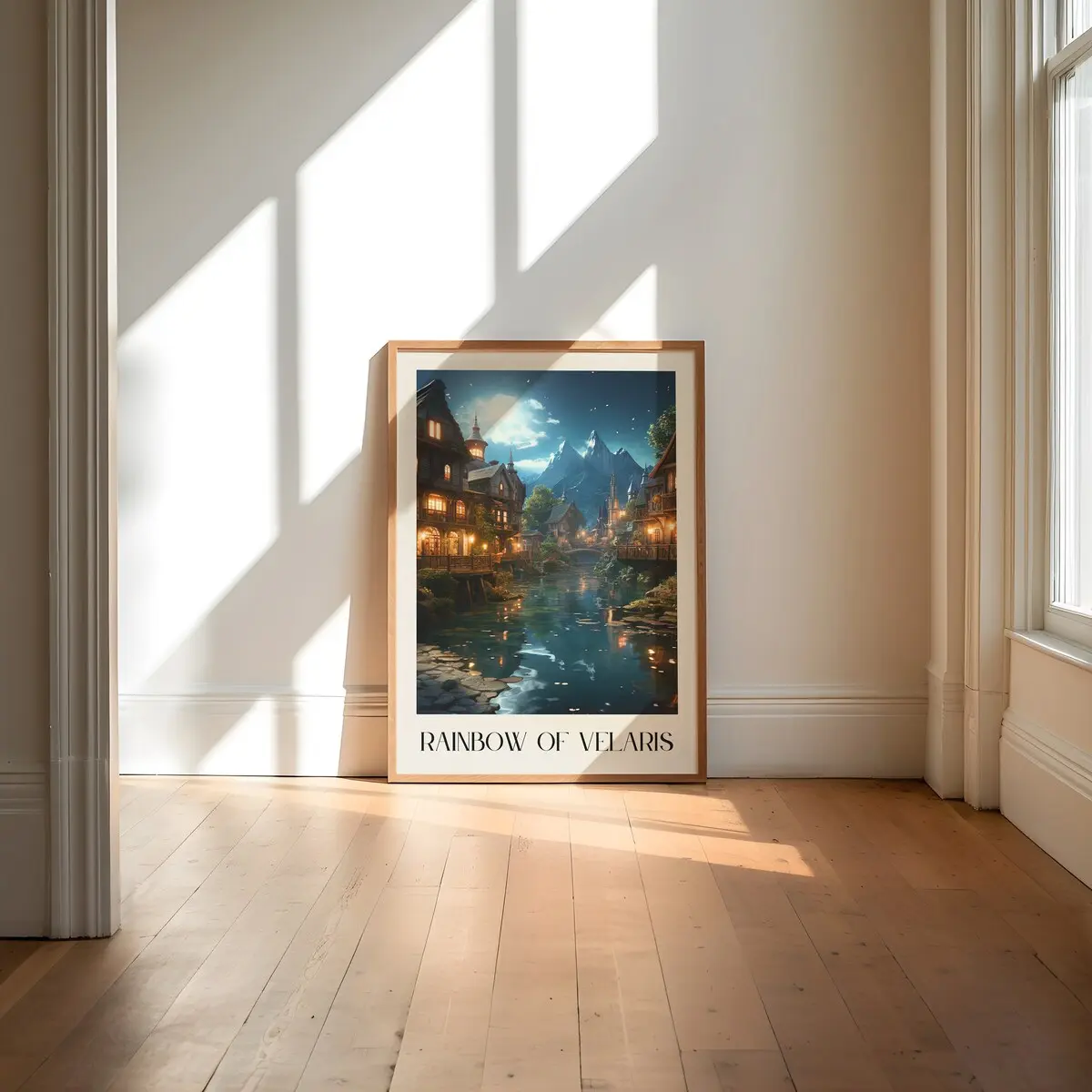 Room Decor, City of Starlight Bookish Gifts, Acotar Velaris Wall Art, Rhysand Bookish Print, Night Court Print