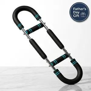 Heavy-Duty Steel Power Twister Exercise Equipment - Adjustable Resistance, U-Shaped Arm, Chest & Arm Trainer, Multi-Function At Home Gym Equipment for Upper Body Strength Training, Father's Day Gift