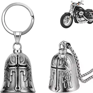 Keychain Guardian Clock for Motorcycle Riders, Gremlin Protection, Bicycle Decoration, Car Rearview Mirror Hanging Ornament
