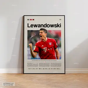 Robert Lewandowski - Bayern Munich poster