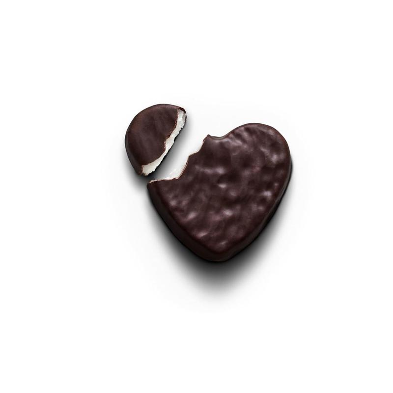YORK Dark Chocolate Peppermint Patties Hearts, Valentine's Candy Bag, 9.6 oz