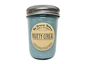 Fruity Cereal | Scented Soy Wax Candle | Tropical Vanilla Pebble Breakfast Scent | Housewarming Birthday Wedding Gift