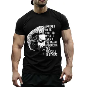 Inspiring Frederick Douglass Quote Vintage Unisex Tee with Geometric Portrait Design for Black History Month Cultural Pride Streetwear Aesthetic Bold Graphic Afrocentric Art Statement Tee