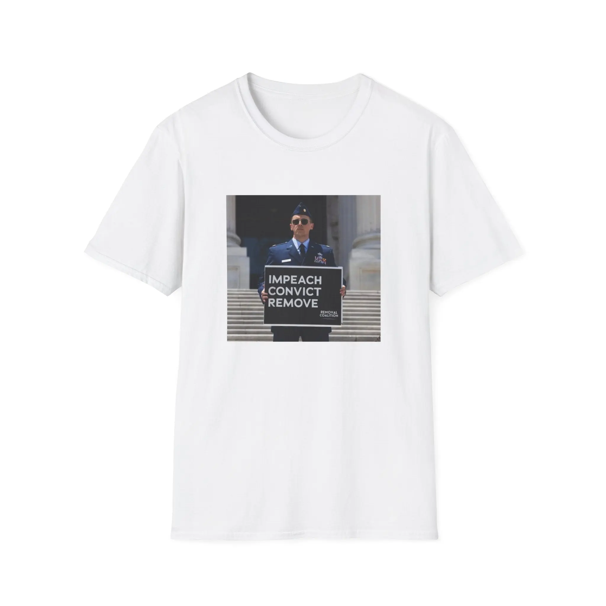 Political Protest T‑Shirt — “Impeach Convict Remove” Graphic Tee