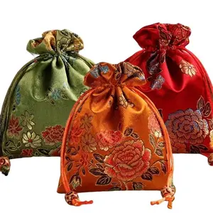 3pcs Drawstring Fabric Bags, Eco-Friendly Reusable Pouches, Ideal for Jewelry, Gifts, Tools, Perfect for Holidays