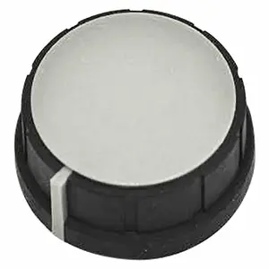 Miller 171007 Knob, Pointer 1.670 Dia X .250 Id w/Set Screws, Plastic