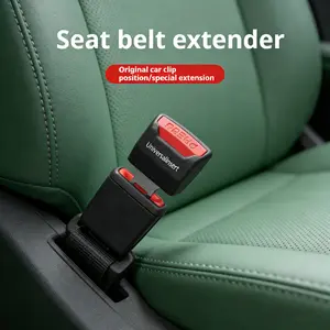 Universal Car Seat Belt Extender Clip Booster Durable ABS Material for Easy Rear Seat Buckle Access Safety Belt Helper Fits Most Models Auto Parts