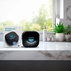 Remi UV Toothbrush Sanitizer - Fits All Toothbrush Styles - Small & Compact - Portable & Easy to Travel, Ideal for Adults