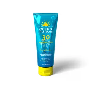 Ocean Potion SPF 30 Sunscreen Lotion - 6.8oz, Lightweight, Non-Greasy, Water & Sweat-Resistant, Scent of Sunshine, Free from Oxybenzone & Parabens