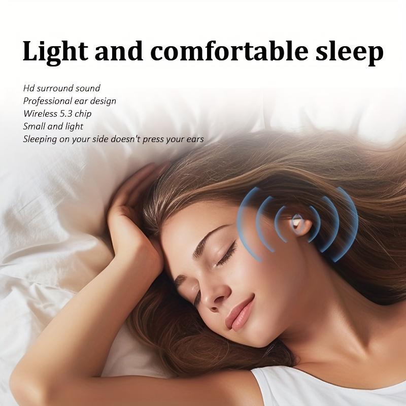 Ultra Small Sleep Wireless Earbuds, Invisible In Ear Mini Wireless Earphones High Sound Quality, Noise Reduction Binaural Call Headset, Touch Operation