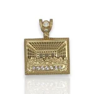 Last Supper Pendant - 14k Yellow Gold