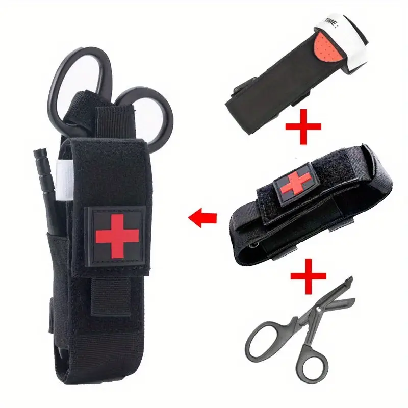 Tourniquet Bracket IFAK Bag Small Trauma First Aid Bag Tourniquet Bracket Survival Accessories Outdoor Protection Survival Equipment