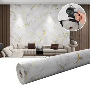 Marble-look tile wall stickers, Self Adhesive Wallpaper, thick self-adhesive panels for kitchen and bathroom, waterproof, moisture-resistant aluminum-plastic board with high-resolution laminated finish and XPE backing, easy to install, ideal for bathroom