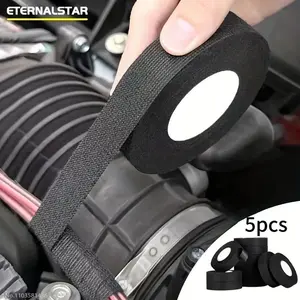 High Temperature Durable Automotive Electrical Tape, Waterproof Soundproof and Shock Absorption Woven Belt, Suitable for Cable Bundle