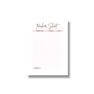 New- A5 Tracker Sheet Dashboard Set of 2