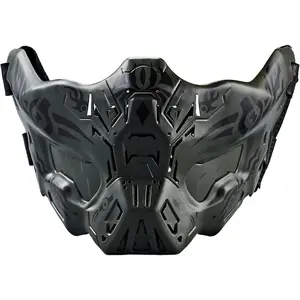 Creative Protective Half Face Ghost Airsoft Mask, Outdoor Game Mask, Halloween Costume Mask for Outdoor Sports