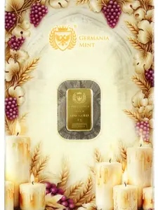 Germania Mint Gold Minted Bar 1 gram Gold – First Holy Communion