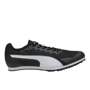 PUMA Mens Evospeed Star 9 & Field Sprinting Spikes Running Sneakers Shoes - Black