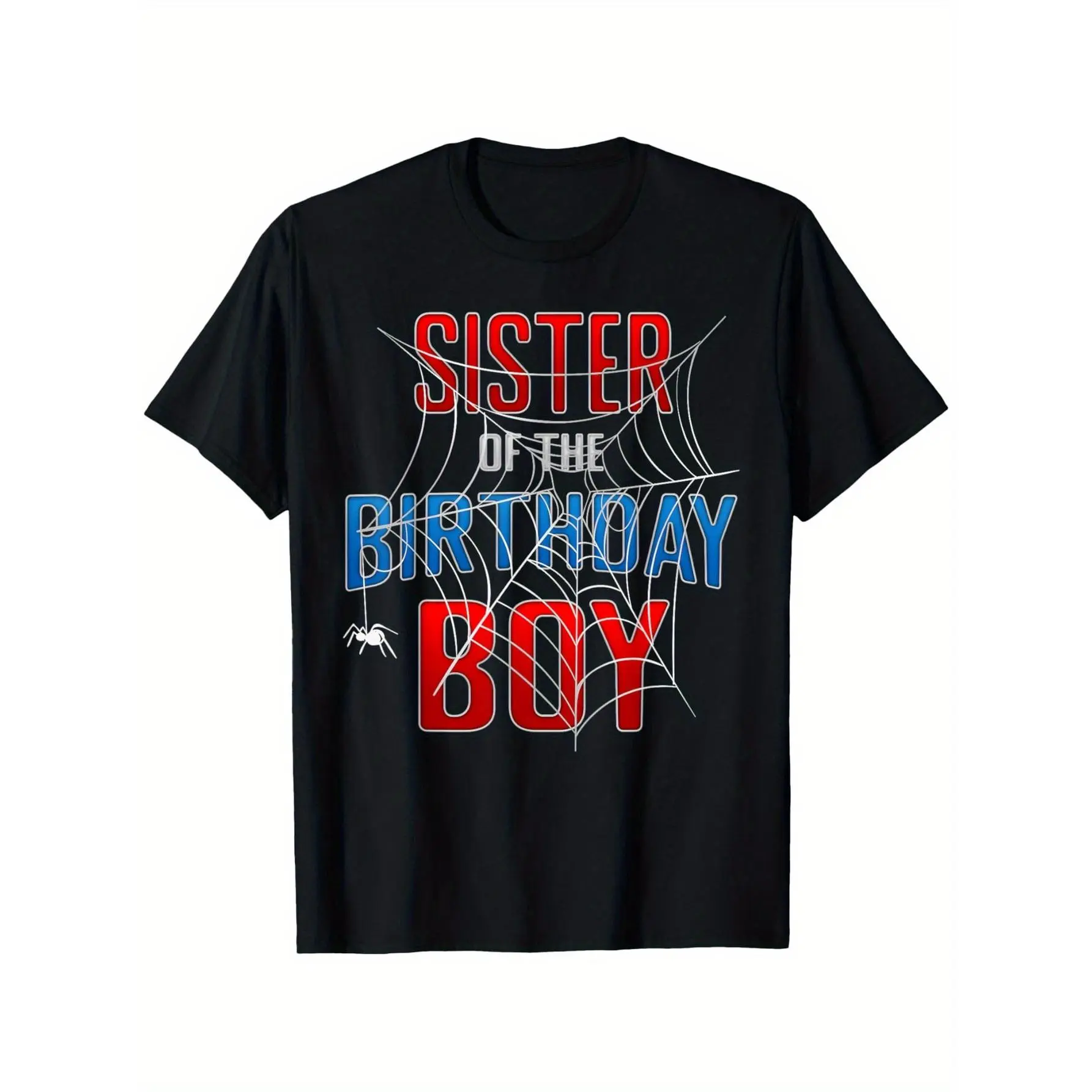 SISTER Of The Birthday  Spider Web Bday  Spider Lover T-Shirt