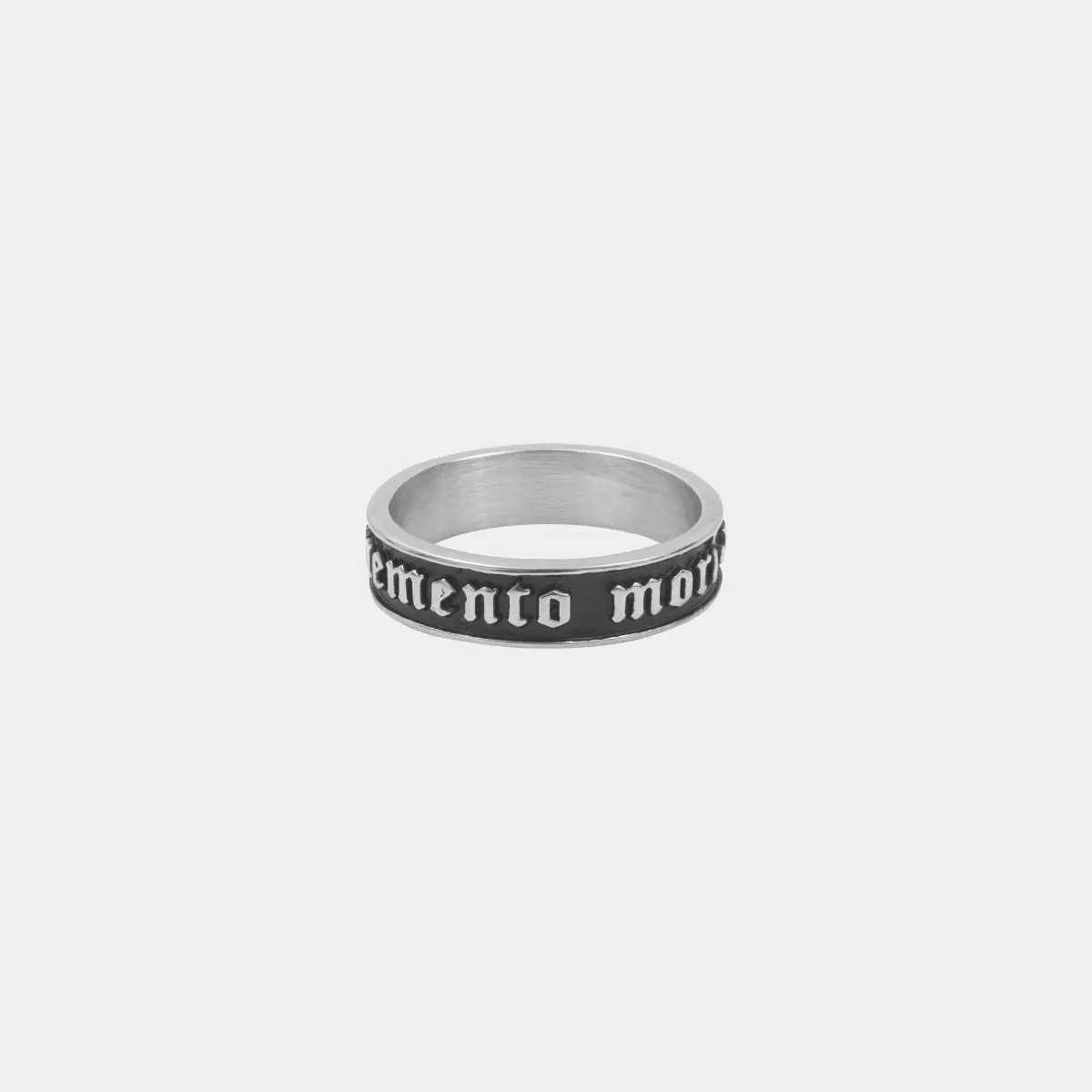 Memento Mori Ring - White Gold