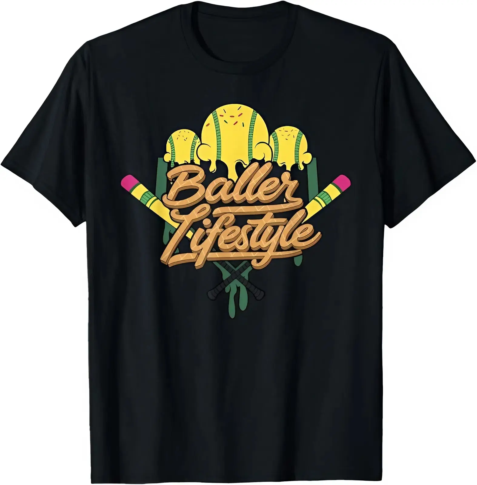 Baseball Lifestyle Home Plate Ice Cream Drip Youth and Adult T-Shirt Cotton Fabric, baseball ice cream drip shirt,Trending tee, youth boy clothes, Youth clothing, baseball shirt, Gameday outfit, gift for son and daughter, family shirt