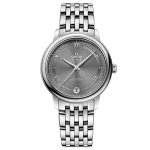 Omega De Ville Prestige 33mm Steel Automatic Watch Grey/Black Dial 424.10.33.20.06.001 WHT020226