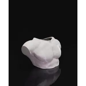 Atlas Vase – Modern Male Torso Decorative Vase
