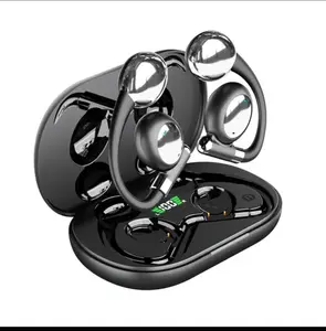 Blue Tooth Wireless Open Ear Earbuds with Smart LED Power Display for Mobile Phones