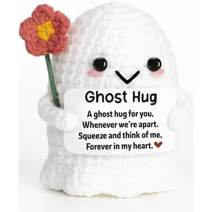 Galentine's Day  Hug Crochet Plush -  Easter Basket Stuffers, Boo Spooky Thoughtful FriendshipThinking of You Gifts for Women Men, Her Him,  , Long Distance Relationship