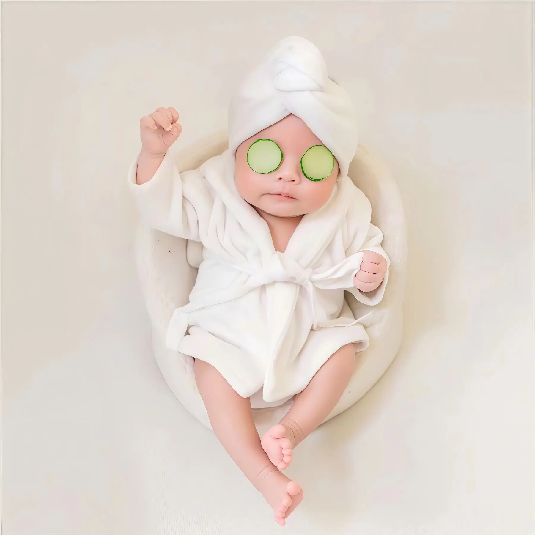 Baby Bathrobe for Photography, Baby Party Clothing, Home Decoration Gift, Easter Gift for Baby Parties,