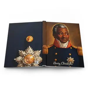 Henry Christophe Portrait Hardcover Journal | Heroes of Haitian Independence