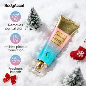 BodyAccel Whitening Toothpaste Probiotic , Free of Fluoride, Nicotinamide, Anti plaque, Oral Health Management Teeth Whitening Solution-JZ