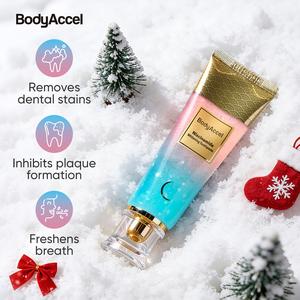 BodyAccel Whitening Toothpaste Probiotic , Free of Fluoride, Nicotinamide, Anti plaque, Oral Health Management Teeth Whitening Solution-JZ