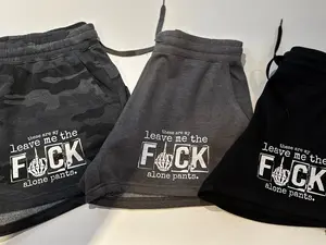 Comfy Leave Me the F Alone Shorts for Woman and Men