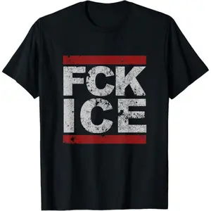 Fck Ice Distressed T-Shirt |   Unisex Cotton T-Shirt |   Unique Gift Tee